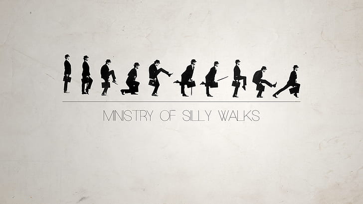 minimalistic movies funny monty python ministry of silly walks backgrounds background 1920x1080 w Entertainment Movies HD Art