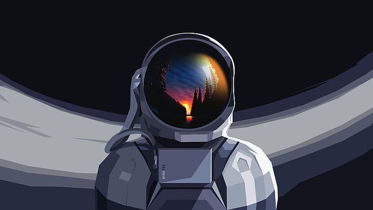 Wallpaper Aesthetic Astronaut Aesthetics Astronaut Art Space  Background  Download Free Image