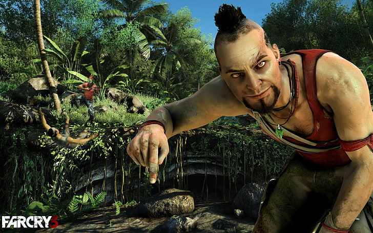 Farcry 3 poster, island, action, Vaas Montenegro, Vase, Far Cry 3