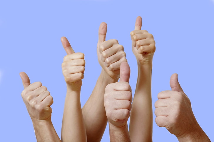 person's hands, human hand, human body part, cooperation, thumbs up