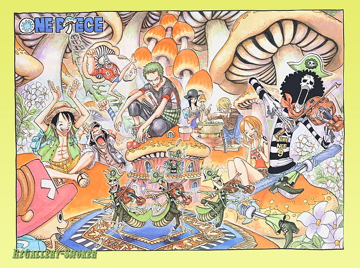 One Piece wallpaper, anime, representation, human representation