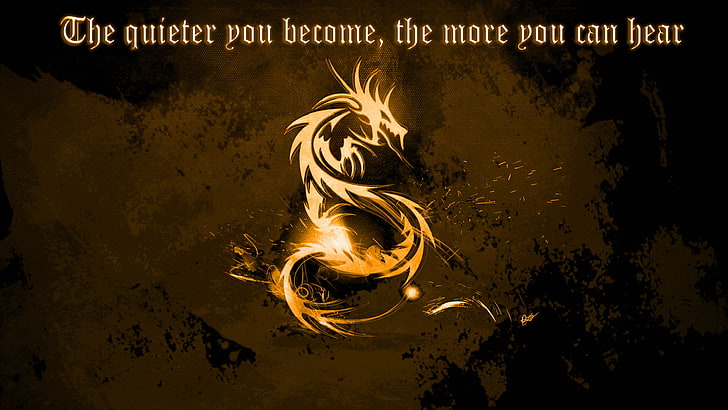 dragon, quote, Kali Linux, text, indoors, no people, close-up, HD wallpaper