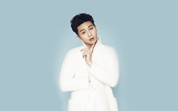 park, seo, joon, kpop, blue, handsome, cool, guy, one person