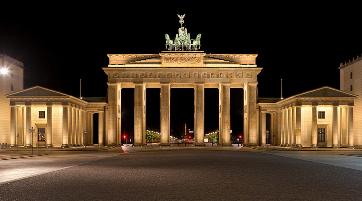 Brandenburg Gate, Brandenburg Gate, Germany, Europe, Berlin, architecture, HD wallpaper