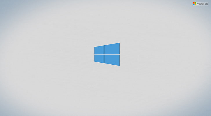 Microsoft Windows 8 Blue HD Wallpaper, blue Microsoft logo, communication
