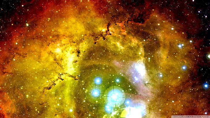clouds galaxies rosette nebula Space Galaxies HD Art, stars, interstelar, HD wallpaper