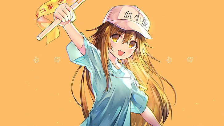 Cells at Work Anime Character HD 4K Wallpaper #5.3008