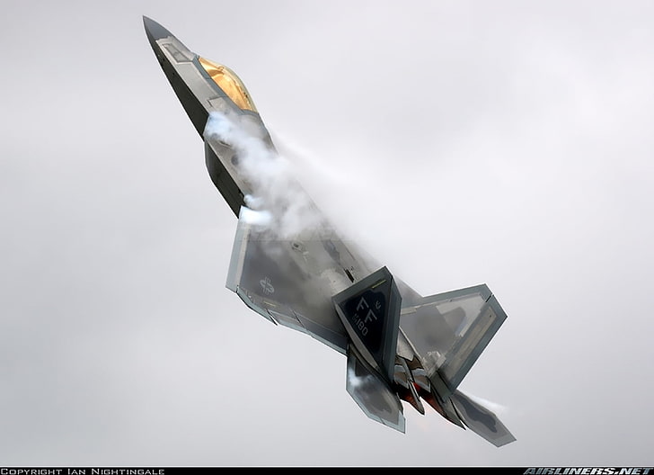 U. S. Air Force, Lockheed Martin F-22 Raptor, warplanes, air vehicle, HD wallpaper