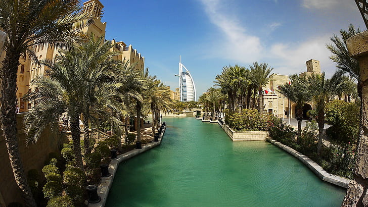 vacation, holiday, Dubai, HD wallpaper