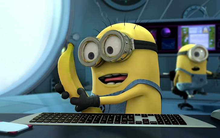 minions despicable me movies, technology, computer, equipment, HD wallpaper