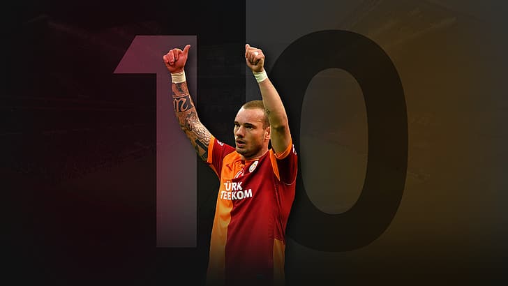 Wesley Sneijder, Galatasaray S.K., Football, HD wallpaper
