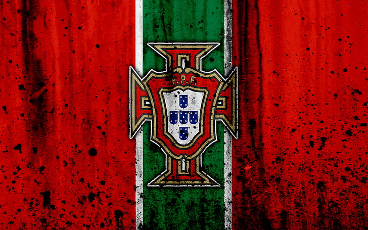 Hd Wallpaper Soccer Portugal National Football Team Emblem Logo Wallpaper Flare