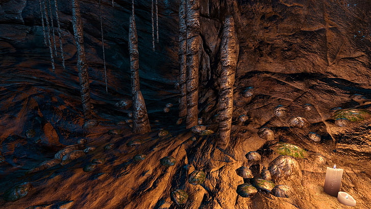 brown and black tree camouflage textile, Dear Esther, Source Engine