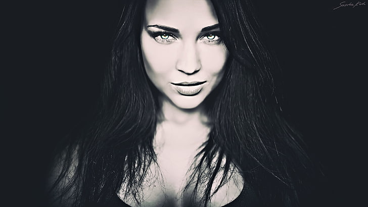portrait, face, model, Photoshop, closeup, women, Angelina Petrova, HD wallpaper
