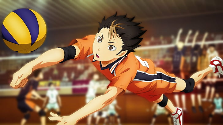 Nishinoya wallpaper, you can find more ir my ig: @avine_from_reddit. I'll  post those next time, don't want to bog the subreddit. (And sorry, forgot  to post last Saturday) : r/haikyuu