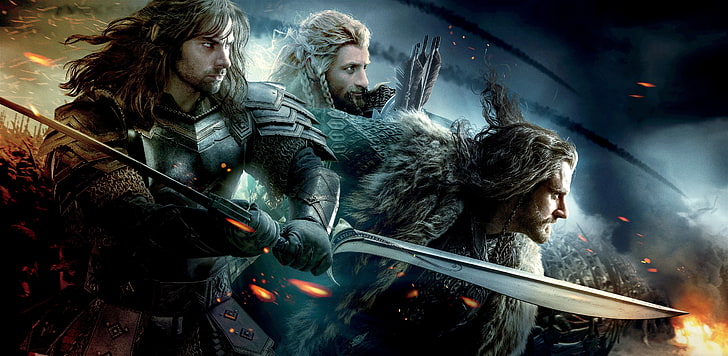 The Lord of The Rings digital wallpaper, movies, The Hobbit, The Hobbit: The Battle of the Five Armies, HD wallpaper