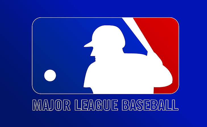 Major League Baseball (MLB), MLB logo, Sports, communication, HD wallpaper