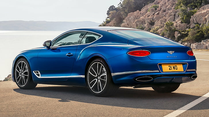 Bentley, Bentley Continental GT , Blue Car, Luxury Car, HD wallpaper