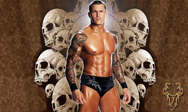 Randy Orton Death Bringer, male wrestler, WWE, wwe champion, american, HD wallpaper