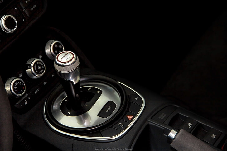 car, Audi R8 Spyder, technology, indoors, close-up, circle, HD wallpaper
