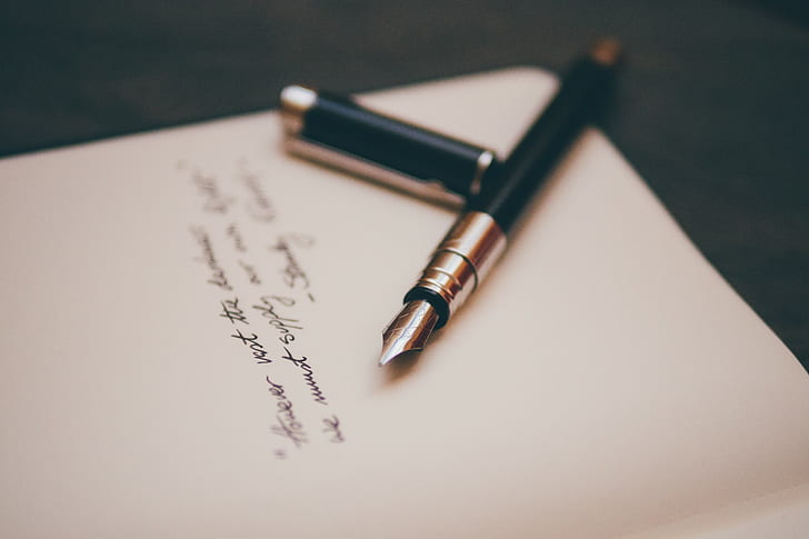 photography, effects, pens, letter, HD wallpaper