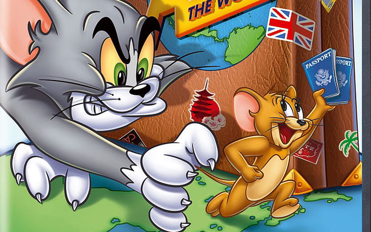 HD wallpaper: Tom And Jerry Around The World Desktop Wallpaper Download  Free 1920×1200 | Wallpaper Flare