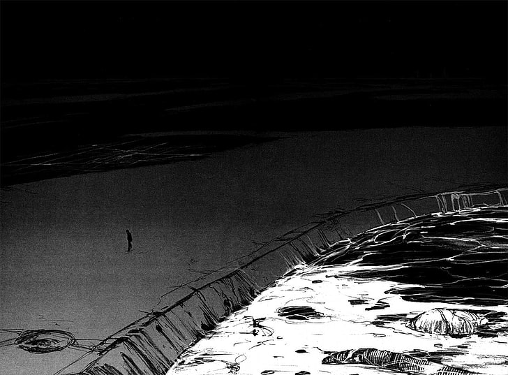 Tsutomu Nihei, Blame!, water, no people, nature, high angle view, HD wallpaper