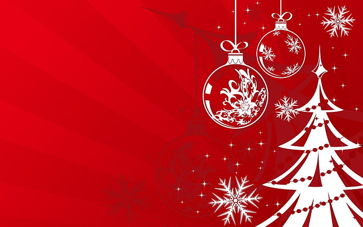 holiday, Christmas, Christmas ornaments, celebration, red, decoration