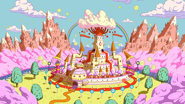 Adventure Time, multi colored, celebration, nature, no people, HD wallpaper