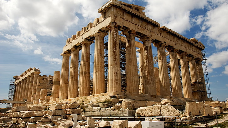 Greece, history, the past, ancient, travel destinations, architecture, HD wallpaper