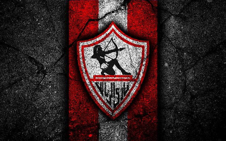 Soccer, Zamalek SC, Emblem, Logo, HD wallpaper
