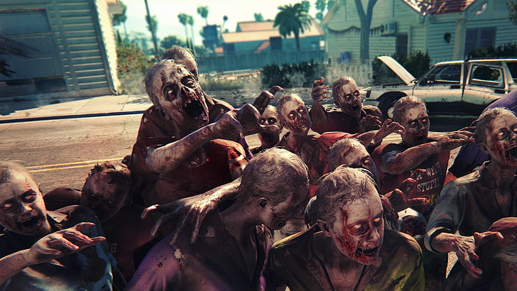 The Walking Dead digital wallpaper, Dead Island 2, computer game