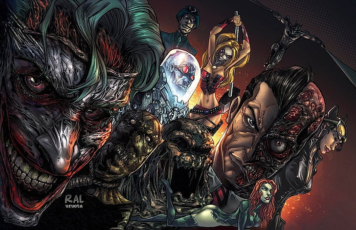 HD wallpaper: Batman, Catwoman, Clayface, Harley Quinn, Joker, Mr. Freeze  (DC Comics) | Wallpaper Flare