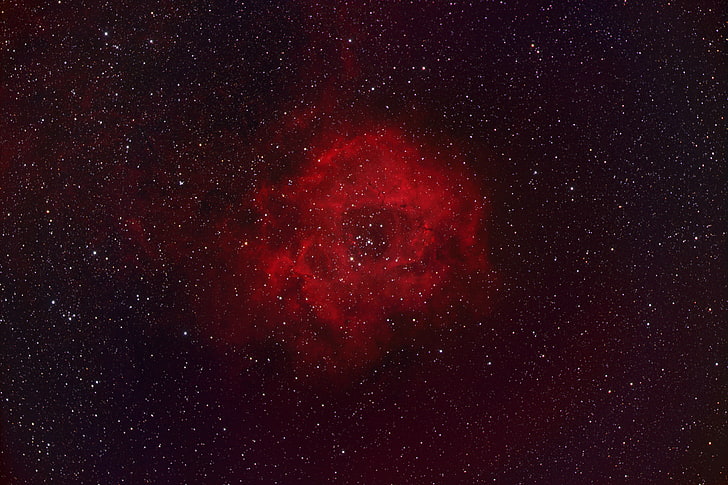 Outlet, giant, emission nebula, in the constellation Unicorn