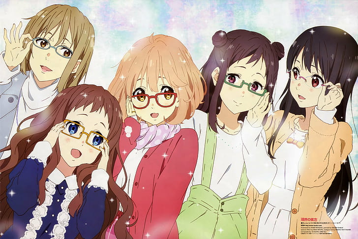 HD wallpaper: anime, characters, girls, kyoukai+no+kanata-kuriyama+mirai-nase+mitsuki-shin  | Wallpaper Flare