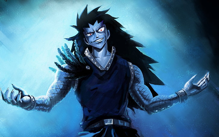 HD wallpaper: animated male character illustration, Anime, Fairy Tail,  Gajeel Redfox | Wallpaper Flare