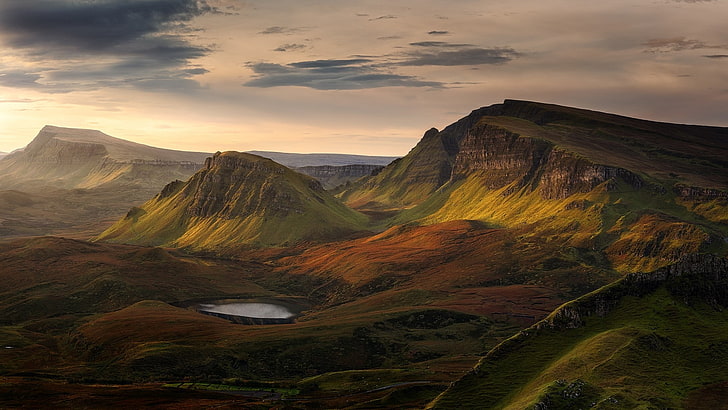 landscape, Scotland, mountains, scenics - nature, beauty in nature, HD wallpaper