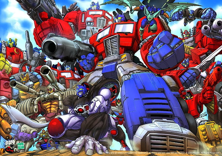 Transformers, Autobot, Bumblebee (Transformers), Megatron, Optimus Prime, HD wallpaper
