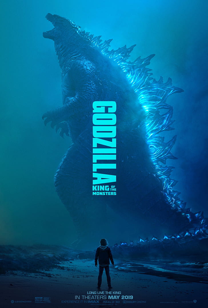 Godzilla, movies, movie poster, Godzilla: King of the Monsters, HD wallpaper
