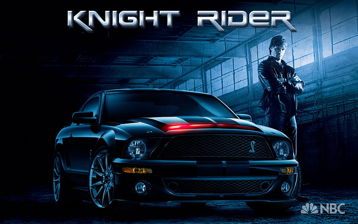 Knight Rider digital wallpaper, Ford Mustang, car, motor vehicle, HD wallpaper