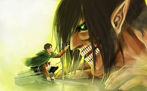 HD wallpaper: Anime, Attack On Titan, Eren Yeager, Levi Ackerman, Shingeki  No Kyojin | Wallpaper Flare