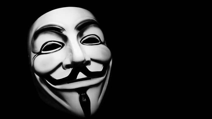Mascara hacker anonymous mask marshmello black amoled anonym HD  phone wallpaper  Peakpx