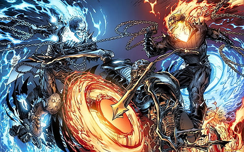 HD wallpaper: Ghost Rider, superhero, animation, anime, scene | Wallpaper  Flare