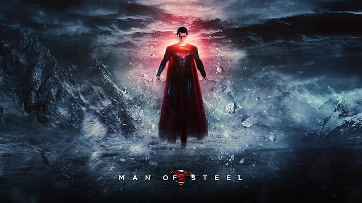 Man of Steel wallpaper, Superman, DC Comics, Clark Kent, Henry Cavill, HD wallpaper