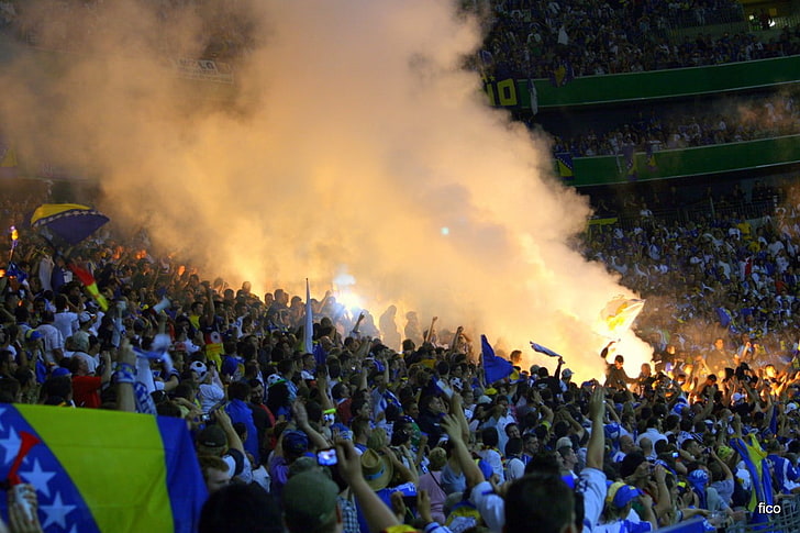 fans, crowds, Bosnia and Herzegovina, large group of people