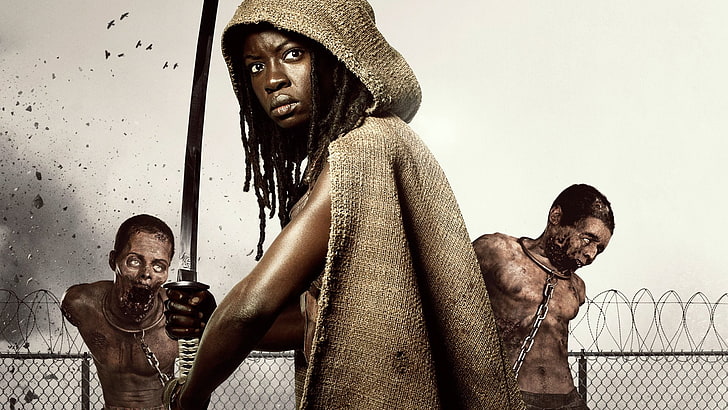 TV Show, The Walking Dead, Danai Gurira, Michonne (The Walking Dead), HD wallpaper