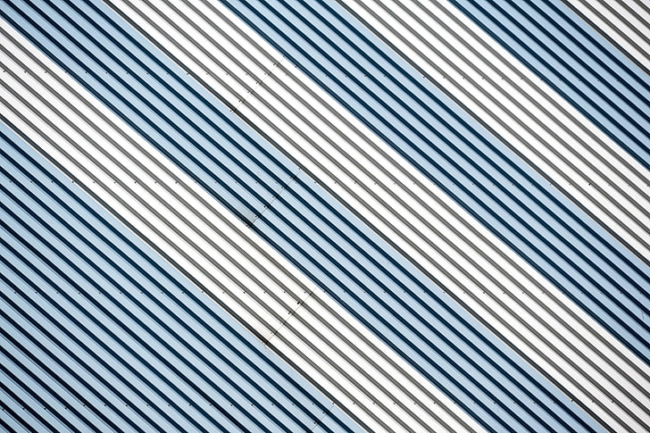 blue and white stripe wallpaper, texture, lines, obliquely, striped, HD wallpaper