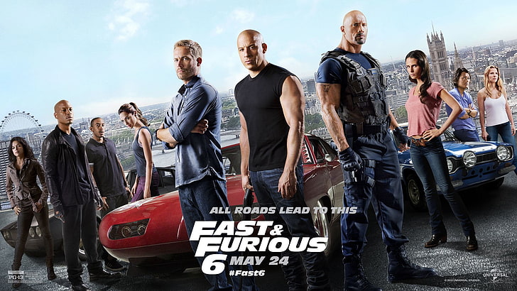 Fast & Furious 6 wallpaper, Fast & Furious, Fast & Furious 6, HD wallpaper