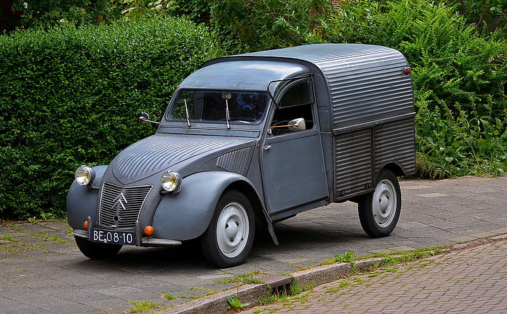 2cv, cars, citroen, classic, delivery, fourgonnette, french