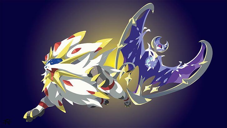 Pokémon, Pokémon: Sun and Moon, Lunala (Pokémon), Pokémon Moon, HD wallpaper